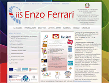 Tablet Screenshot of iisenzoferrari.it